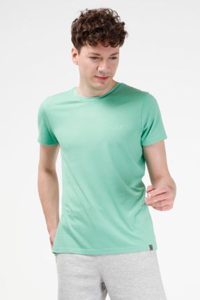 تی شرت سبز مردانه رگولار یقه گرد تکی جوان کد 262561475