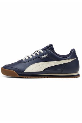 کفش اسنیکر آبی مردانه بند دار Puma - کد 839380530