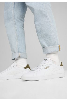 کفش اسنیکر سفید زنانه بند دار Puma - کد 839380526