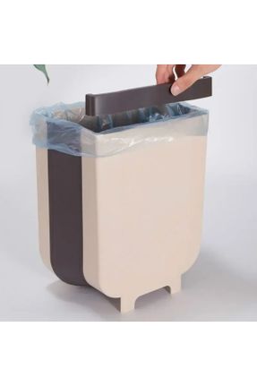 سطل زباله قهوه ای پلاستیک 7 L کد 784848534