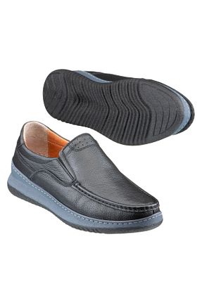 کفش کژوال مشکی مردانه چرم خالص Mertto - کد 839407855