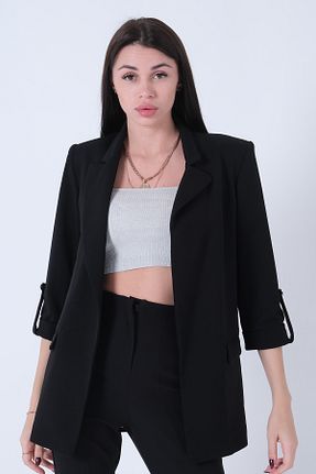 کت مشکی زنانه اسلیم فیت Feminist - کد 820865193