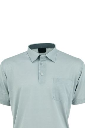 تی شرت طوسی مردانه یقه گرد رگولار پنبه (نخی) تکی بیسیک کد 283123435