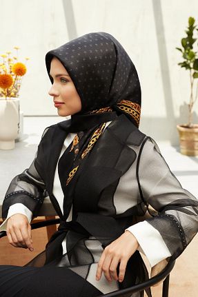 روسری مشکی İpek Tivil Armine - کد 736227209