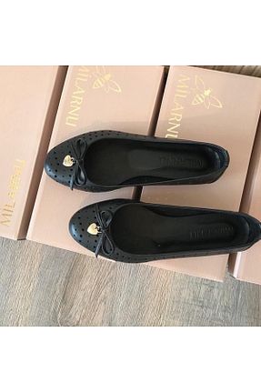 بابت مشکی زنانه چرم خالص MİLARNU - کد 839428905