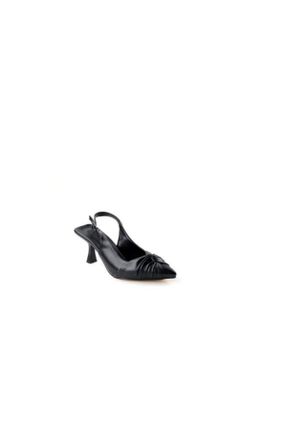کفش پاشنه بلند کلاسیک مشکی زنانه پاشنه ساده پاشنه متوسط ( 5 - 9 cm ) کد 735408247