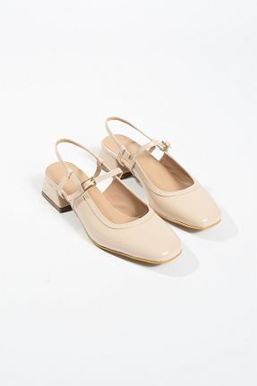 بابت بژ زنانه چرم لاکی Gökçe Shoes - کد 839464684