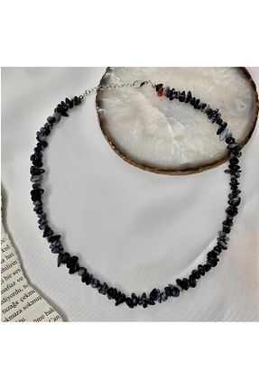 گردنبند جواهر مشکی زنانه سنگ Elifsu Jewelry - کد 839460958