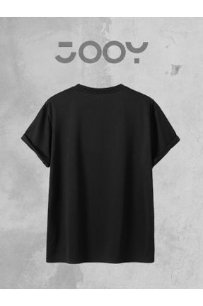 تی شرت مشکی مردانه اورسایز یقه گرد پنبه - پلی استر کد 839471047