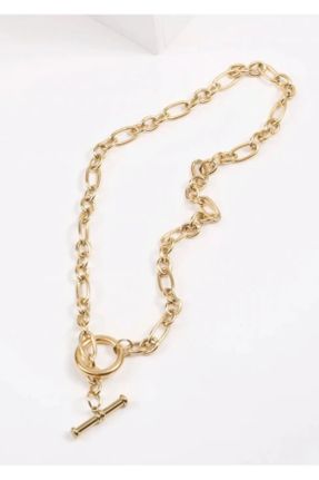 گردنبند جواهر طلائی زنانه روکش طلا کد 829071677