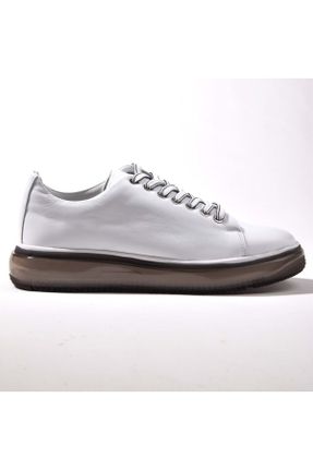 کفش کژوال سفید مردانه پاشنه کوتاه ( 4 - 1 cm ) پاشنه ساده کد 800044722