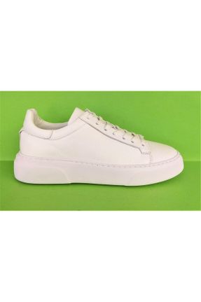 کفش کلاسیک سفید مردانه چرم طبیعی پاشنه کوتاه ( 4 - 1 cm ) پاشنه ساده کد 458464816