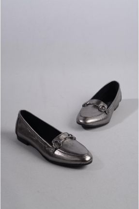 کفش آکسفورد طلائی زنانه پاشنه کوتاه ( 4 - 1 cm ) کد 743117812