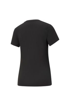 تی شرت مشکی زنانه یقه گرد رگولار تکی پوشاک ورزشی کد 317947889