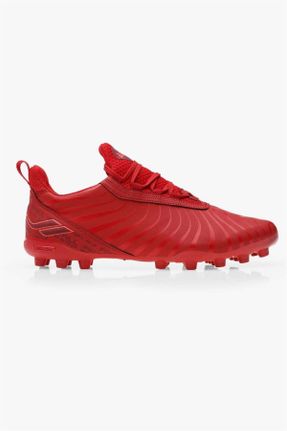 کفش فوتبال چمن مصنوعی قرمز مردانه چرم مصنوعی کد 388321400