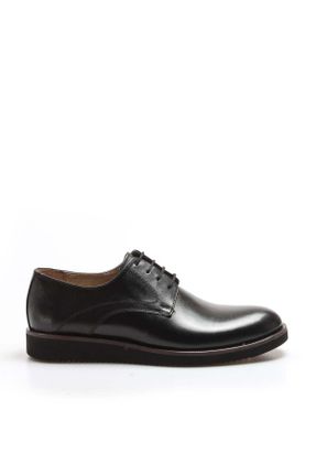 کفش لوفر مشکی مردانه چرم طبیعی پاشنه کوتاه ( 4 - 1 cm ) کد 88276440