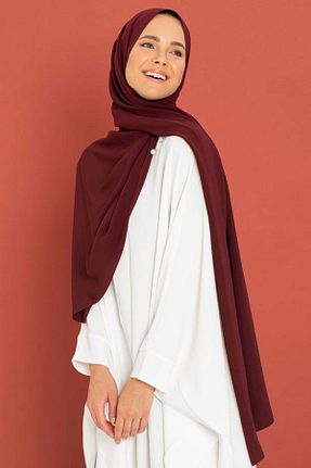شال زرشکی زنانه Medine İpeği İSTANBULSTYLEMODA - کد 775779417