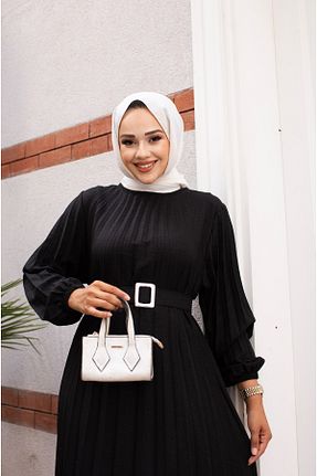 لباس حجاب مشکی زنانه سایز بزرگ Sfg Life Moda - کد 831377387
