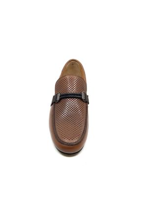 کفش کلاسیک قهوه ای مردانه پاشنه کوتاه ( 4 - 1 cm ) کد 731618554