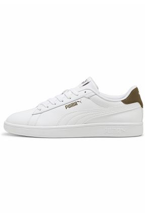 کفش اسنیکر سفید زنانه بند دار Puma - کد 839380526