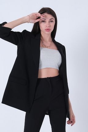 کت مشکی زنانه اسلیم فیت Feminist - کد 820865193
