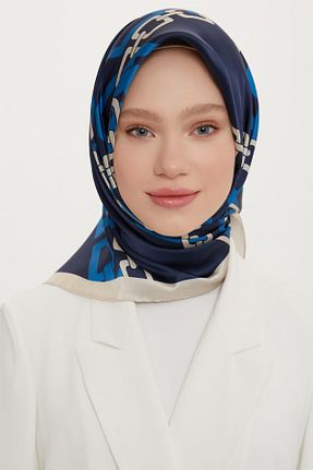 روسری سرمه ای İpek Tivil Armine - کد 750659891