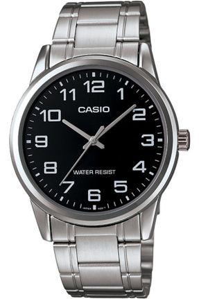 ساعت مچی سفید مردانه فولاد ( استیل ) تقویم کد 771019