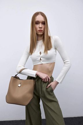 کیف دوشی قهوه ای زنانه چرم مصنوعی ZR Accessory - کد 839471151