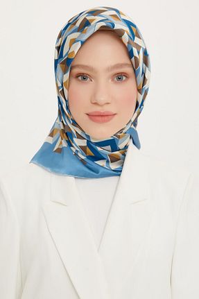روسری آبی İpek Tivil Armine - کد 653605492