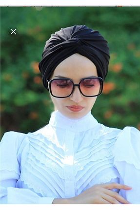کلاه شنای حجاب مشکی زنانه Sahra Şal Dünyası - کد 839484847