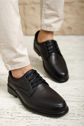 کفش کژوال مشکی مردانه چرم خالص Deripabuc - کد 75322165