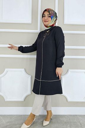 تونیک حجاب مشکی زنانه بافتنی PYS - کد 823096489
