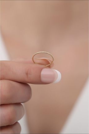 انگشتر نقره طلائی زنانه کد 786011375