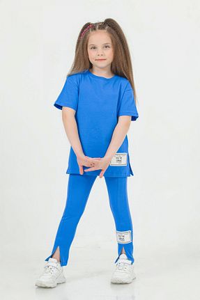ست بالاتنه و پائین تنه آبی بچه گانه بافتنی HONKY PONKY - کد 711670508