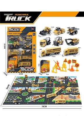 ماشین آلات راهسازی و کامیون اسباب بازی MJ TOYS - کد 828960065