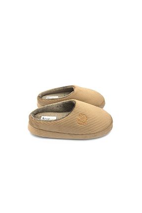 دمپائی خانگی قهوه ای مردانه پارچه ای shoemio - کد 336043459