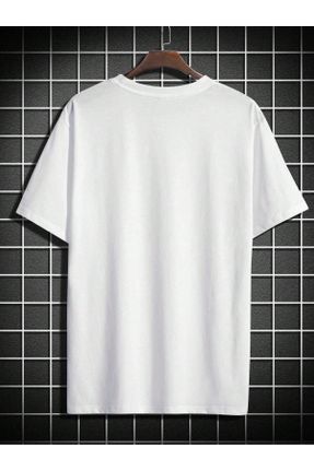 تی شرت سفید مردانه اورسایز کد 820779813