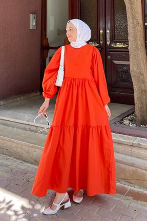 لباس نارنجی زنانه بافتنی کد 839397601