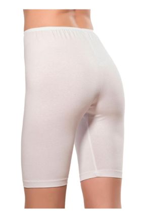 ساق شلواری سفید زنانه بافت پنبه (نخی) کد 985104