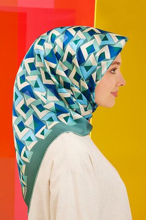 روسری فیروزه ای İpek Tivil Armine - کد 647432491