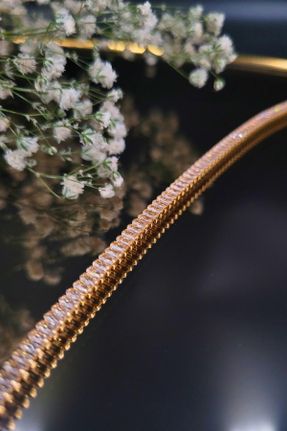 دستبند استیل طلائی زنانه فولاد ( استیل ) کد 782692884