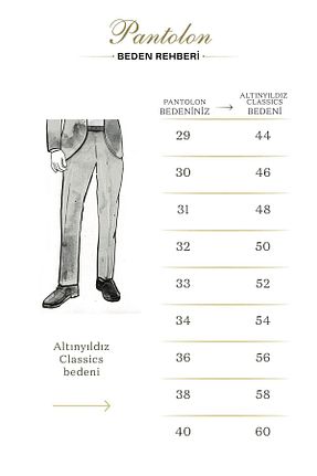 شلوار طوسی مردانه پلی استر AC&Co / Altınyıldız Classics - کد 752624382