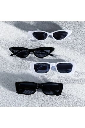 عینک آفتابی مشکی زنانه 49 UV400 استخوان سایه روشن کد 834463384