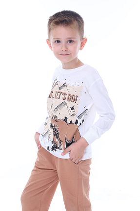 ست گرمکن سفید بچه گانه %100 پنبه ZUZUNGA - کد 839481028