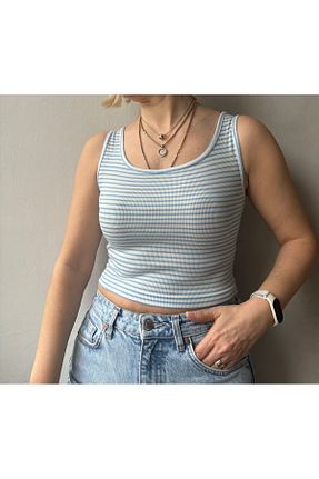 بادی آبی زنانه یقه استخری lobounty - کد 809450611