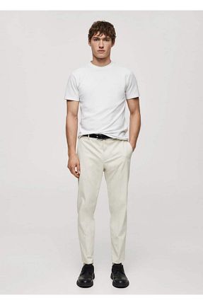 شلوار طوسی مردانه بافتنی MANGO Man - کد 821085069