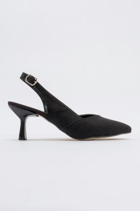 کفش مجلسی مشکی زنانه پاشنه متوسط ( 5 - 9 cm ) پاشنه نازک کد 804070672