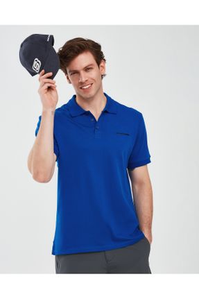 تی شرت آبی مردانه سایز بزرگ کد 813527063