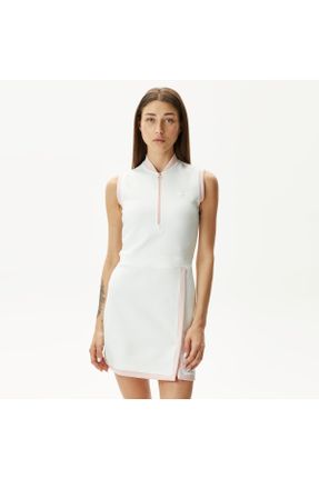 لباس سفید زنانه بافتنی رگولار آستین-کوتاه کد 826054566