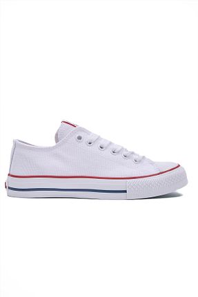کفش اسنیکر سفید زنانه بند دار united colour of benetton - کد 822529022